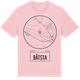 Pink Cotton t-shirt med Båtsta t-shirt