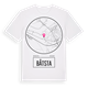 White t-shirt med Båtsta t-shirt