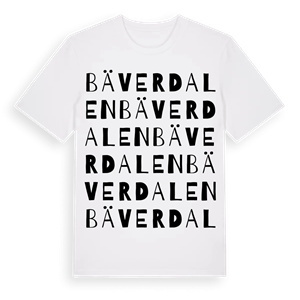 Bäverdalen ordlek t-shirt – ekologisk bomull t-shirt från Pinshirt