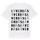White t-shirt med Bävernäs ordlek t-shirt