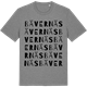 Mid Heather Gray t-shirt med Bävernäs ordlek t-shirt