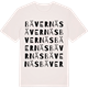 Vintage White t-shirt med Bävernäs ordlek t-shirt