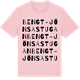 Pink Cotton t-shirt med Bengt-Jönsastugan ordlek t-shirt