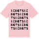 Pink Cotton t-shirt med Bengts ordlek t-shirt