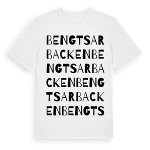 Bengtsarbacken ordlek t-shirt – ekologisk bomull t-shirt från Pinshirt