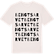 Vintage White t-shirt med Bengtsarvet ordlek t-shirt