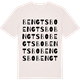 Vintage White t-shirt med Bengtsbo ordlek t-shirt