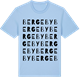 Blue Soul t-shirt med Bergeby ordlek t-shirt