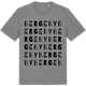 Mid Heather Gray t-shirt med Bergeby ordlek t-shirt