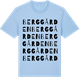 Blue Soul t-shirt med Berggården ordlek t-shirt