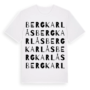 Bergkarlås ordlek t-shirt – ekologisk bomull t-shirt från Pinshirt