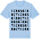 Blue Soul t-shirt med Bergsgärdet ordlek t-shirt