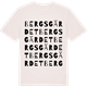 Vintage White t-shirt med Bergsgärdet ordlek t-shirt