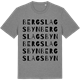 Mid Heather Gray t-shirt med Bergslagsbyn ordlek t-shirt