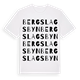 Bergslagsbyn ordlek t-shirt