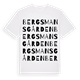 Bergsmansgården ordlek t-shirt