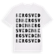 Bergsveden ordlek t-shirt