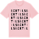 Pink Cotton t-shirt med Bertils ordlek t-shirt