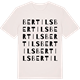 Vintage White t-shirt med Bertils ordlek t-shirt