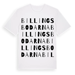 Billingsbodarna ordlek t-shirt – ekologisk bomull t-shirt från Pinshirt