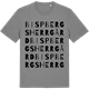 Mid Heather Gray t-shirt med Bispbergs herrgård ordlek t-shirt