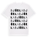 Björka ordlek t-shirt