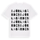 Björkagården ordlek t-shirt