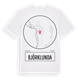 White t-shirt med Björklunda t-shirt
