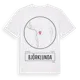 White t-shirt med Björklunda t-shirt