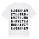 White t-shirt med Björnarvet ordlek t-shirt