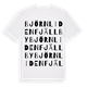 Björnliden Fjällby ordlek t-shirt