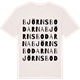 Vintage White t-shirt med Björnsbodarna ordlek t-shirt