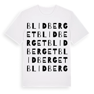 Blidberget ordlek t-shirt – ekologisk bomull t-shirt från Pinshirt