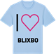 Blue Soul t-shirt med Jag älskar Blixbo t-shirt stort tryck