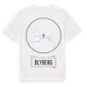 White t-shirt med Blyberg t-shirt