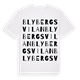Blybergsvilan ordlek t-shirt