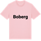 Pink Cotton t-shirt med Boberg fetstil t-shirt