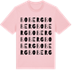 Pink Cotton t-shirt med Boberg ordlek t-shirt