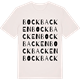 Vintage White t-shirt med Bockbacken ordlek t-shirt