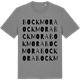 Mid Heather Gray t-shirt med Bockmora ordlek t-shirt