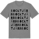 Mid Heather Gray t-shirt med Bocktjärn ordlek t-shirt