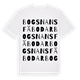 Bogsnans fäbodar ordlek t-shirt