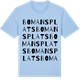 Blue Soul t-shirt med Bomans plats ordlek t-shirt