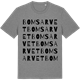 Mid Heather Gray t-shirt med Bomsarvet ordlek t-shirt