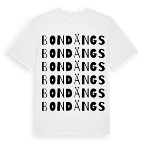 Bondängs ordlek t-shirt – ekologisk bomull t-shirt från Pinshirt