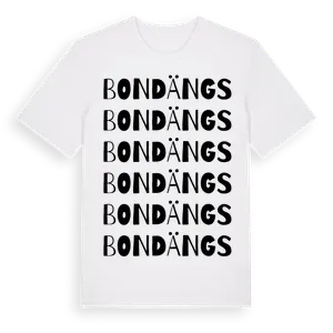 Bondängs ordlek t-shirt – ekologisk bomull t-shirt från Pinshirt