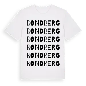 Bondberg ordlek t-shirt – ekologisk bomull t-shirt från Pinshirt