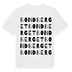 Bondberget ordlek t-shirt – ekologisk bomull t-shirt från Pinshirt