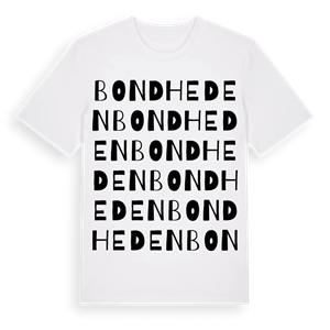 Bondheden ordlek t-shirt – ekologisk bomull t-shirt från Pinshirt