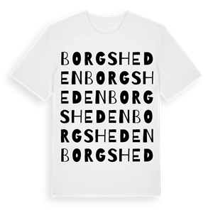 Borgsheden ordlek t-shirt – ekologisk bomull t-shirt från Pinshirt